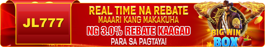 JL777 real-time rebate up to 3 percent banner